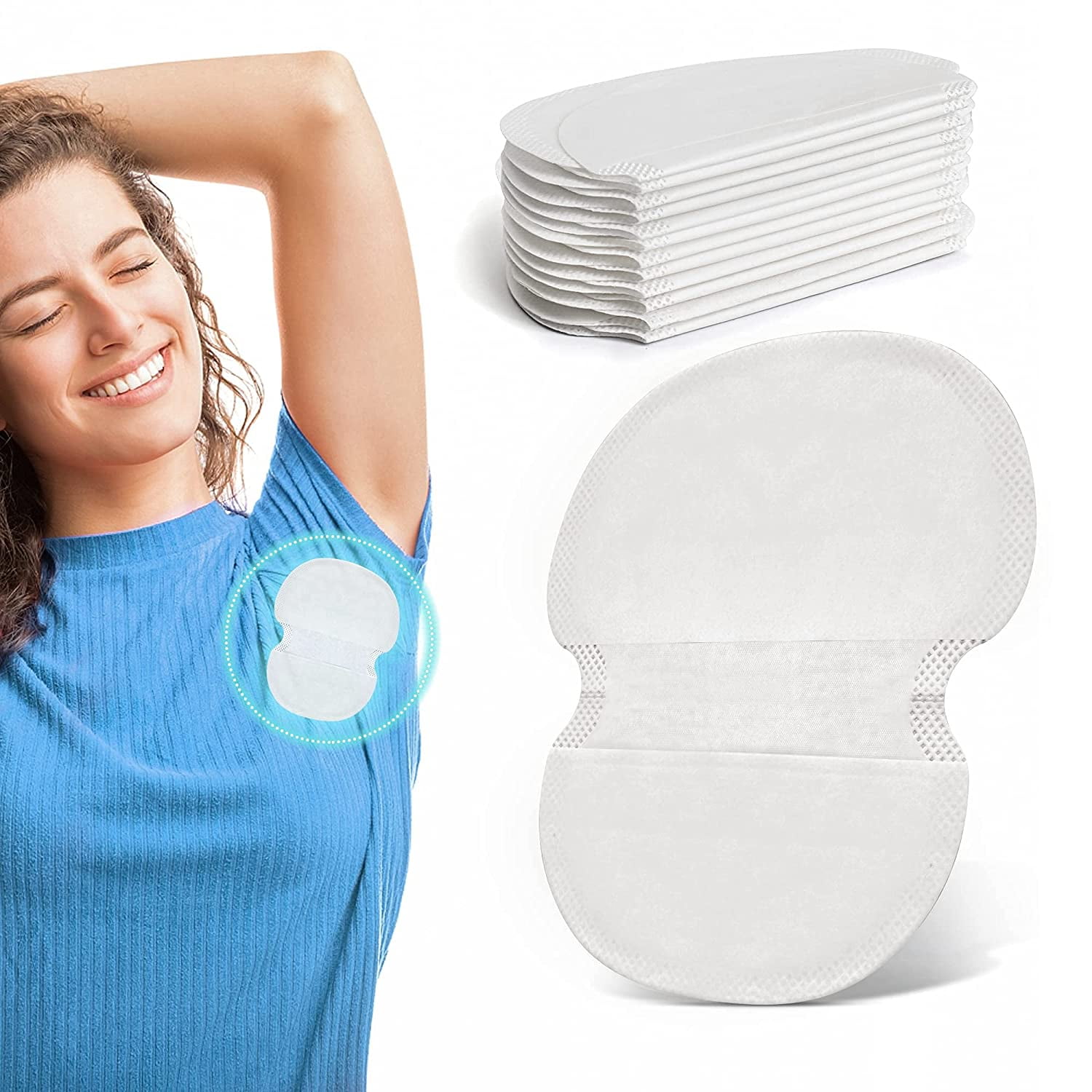 80 Ladies SWEAT PADS,DRESS SHIELDS by Axilla-Shield ™ Stop underarm stains now! 