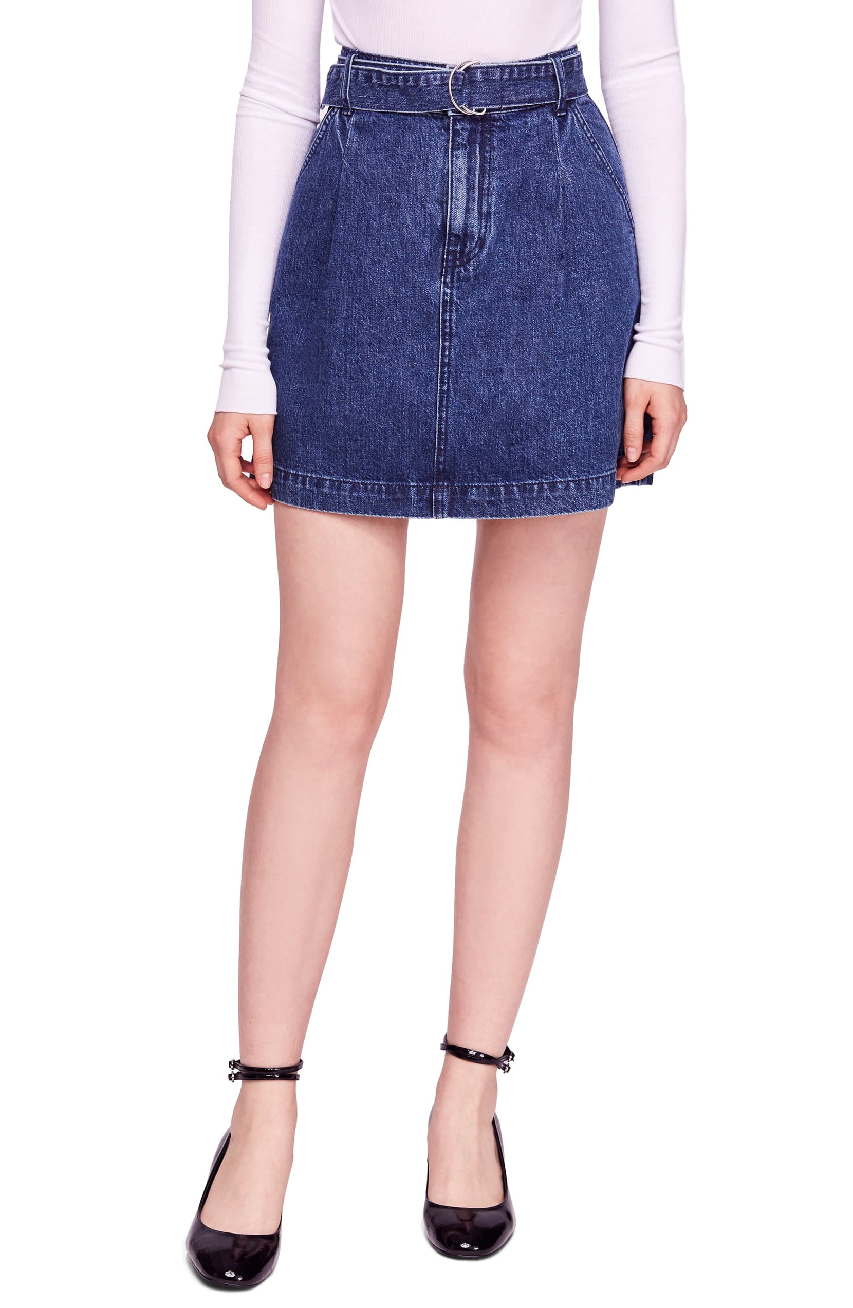 walmart denim skirt