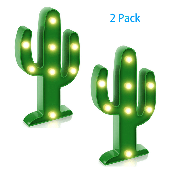 lámparas de cactus para decoración de habitación infantil, lámpara de mesa con luz nocturna LED de cactus para dormitorio infantil, sala de estar, pared, fiesta, decoración del hogar, dormitorio infan