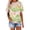 Pink, variant on Plus Size Tops for Women Casual Short Sleeves T Shirts Blouses Summer Fashion Clothing for Women