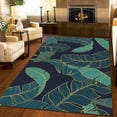 thumbnail image 2 of Jungle Theme Area Rug, Tropical Plant Green Banana Leaf Print Kids Rugs, Anti-Skid Rectangle Accent Rugs Home Carpet For Boys Girls Bedroom Living Room Classroom Nursery, 2 of 7