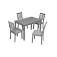thumbnail image 4 of Xukmct Modern Wooden Dining Table with 4 Pack Chair, Rectangular Table Chair Set for Dining Room, Living Room, Gray, 4 of 9