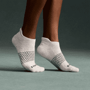 Bombas Cushioned Ankle Socks, Grey, Size Small, 5-Pack