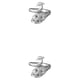 thumbnail image 2 of Sonducket Crochet Loop Animal en forma de joyería de fiesta étnica Anillo de apertura Herramientas de ganchillo Suministros de costura Boda NJ135 Plata 2Conjunto, 2 of 6