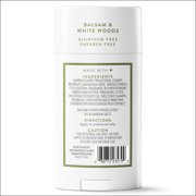 Native Deodorant For Men, Aluminum Free, Solid Deodorant Stick, Balsam & White Woods, 2.65 oz