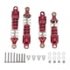 thumbnail image 1 of Bewildely Amortiguadores Diseño innovador Mano de obra exquisita profesional Larga vida útil Reemplazo para 1/18 Mini-T 2.0 2WD Kits de construcción modelo rojo, 1 of 6