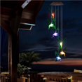 thumbnail image 4 of Campana De Viento Solar Led Que Cambia De Color Color De Luz Led Cambiante Seis Campanillas De Viento De Colibrí Para El Hogar / Fiesta / Decoración De Jardín Nocturno Cambio Gradual Multicolor Yuarrent HA017212-00, 4 of 7