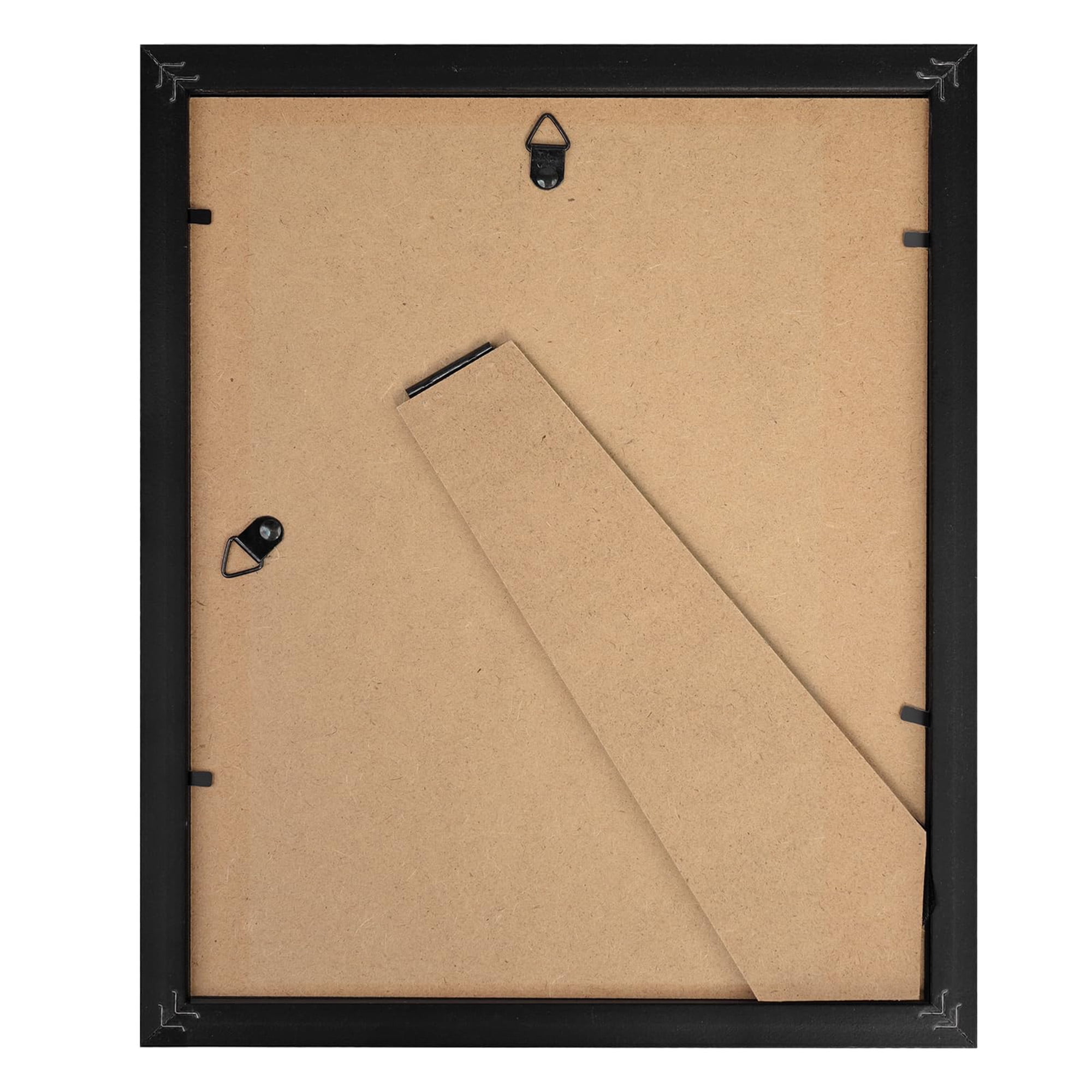 8x10 Photo Frames, 12 Pack Multi-Use Frames, Wall Mountable Picture Frames, Desktop Display Frames, Perfect for Gallery Wall, Family Picture Collages, Office Decor, Black