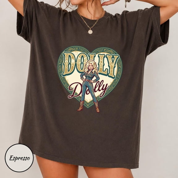 Dolly Vintage Cowgirl Country Music T-Shirt