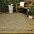 thumbnail image 4 of JONATHAN Y Maxine Easy Jute Contemporary Border Boho Fine Rib Weave Natural 3 ft. x 5 ft. Indoor/Outdoor Area Rug, 4 of 7