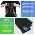 thumbnail image 4 of Black Poly Mailers Envelopes, 6 x 9 Inches. Pack of 1000 Plastic Shipping Bags Self Seal, 3.2 Mil. Waterproof Shipping Envelopes for Clothing. Stretchy Mailers Poly Bags. Clothes Mailer, 4 of 7