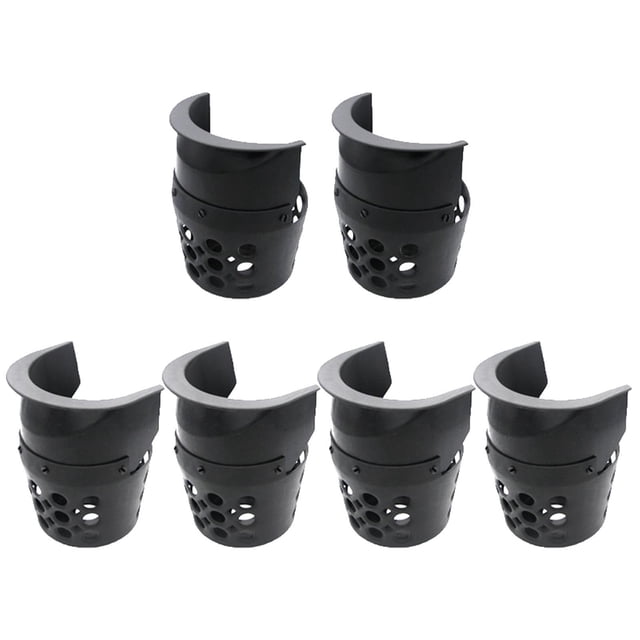 maskred 6Pcs Billiard Pool Table Pockets Black Baskets Billiard Ball Storage Pockets