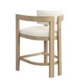 thumbnail image 3 of LHYY 26" Counter Height Bar Stool,Upholstered Counter Stools (Set of 2)-Light ash, 3 of 10