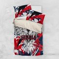 thumbnail image 1 of Serbia Bedding Set Like the Phoenix Rising from Ashes with Pride and Power DT02, 1 of 6