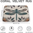 thumbnail image 3 of Bathroom Rug Bath Mat, Absorbent Non Slip Soft Microfiber Shaggy Plush Bath Rugs for Shower Dragonfly Print Boho Rug Welcome Mats Entryway Rug Doormats 19.7"x31.5", 3 of 8