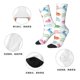 thumbnail image 5 of Balery Happy Easter Rabbit Calcetas Largas con Estampado para Hombre y Mujer – Suaves y Transpirables, Talla Única (US 5-11), 5 of 6