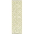 thumbnail image 2 of SAFAVIEH Cambridge Kirsten Geometric Wool Runner Rug, Light Green/Ivory, 2'6" x 8', 2 of 7