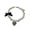Black, variant on YIFAEUX Pet Collar Faux Pearl Dog Collar with Heart Bowknot Charm Adjustable Straps Imitation Crystal Pet Collar Jewelry Accessories