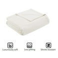thumbnail image 3 of Madison Park Liquid Cotton Blanket, Twin, Ivory, 3 of 5