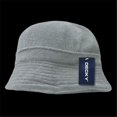thumbnail image 1 of Decky 980-GRY Terry Bucket Hats, Grey, 1 of 1