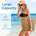 thumbnail image 3 of Bolsa de playa de malla Iioscre para mujer, talla grande, 3 of 9