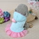 thumbnail image 2 of Ropa linda de peluche para perros y gatos, vestido de princesa, diseño con capucha que mantiene el calor para otoño e invierno., 2 of 12