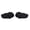 Black, variant on BIMZUC 1 Pair Weight Lifting Grips Anti Slip Rubber Gym Workout Grips for Bodybuilding Powerlifting Black, 3.9 inches / 10 cm Wide Professional Strength Training Palm Protectors