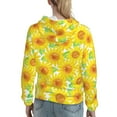 thumbnail image 7 of Sikiie Sunflowers2 Women's Casual Hoodies Long Sleeve Lightweight Pullover Tops Loose Sweatshirt-Medium, 7 of 7