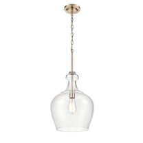 4211-MG Millennium Lighting Corra - 1 Light Pendant-18 Inch Tall and 11.75 Inch Wide-Modern Gold Finish -Traditional Installation