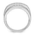 thumbnail image 6 of Auriga Fine Jewelry 14K White Gold Pave 2 carat Diamond Complete Men's Band Size-10, 6 of 6