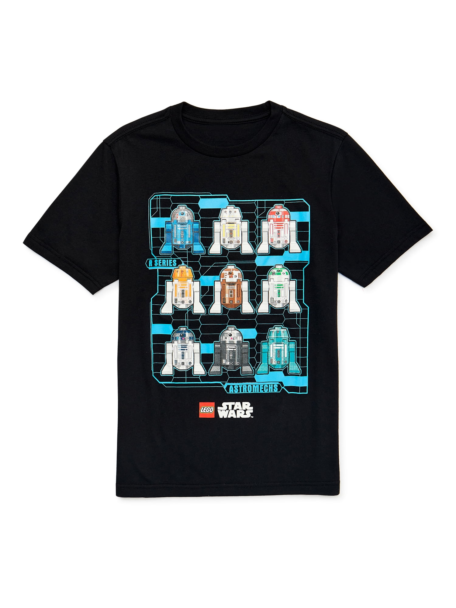 Star Wars Droid Factory Boys T-Shirt with Short Sleeves, Sizes 4-18