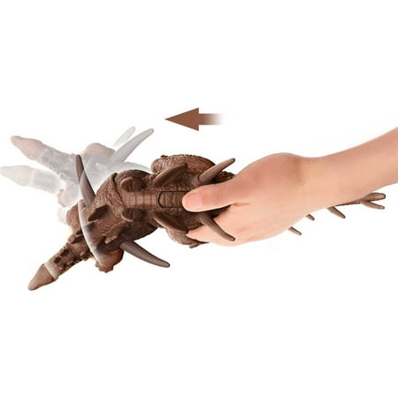 Jurassic World Camp Cretaceous Roar Attack Kentrosaurus Dinosaur Action Figure, Toy Gift with Strike Feature and Sounds