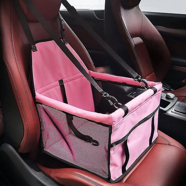 Asiento de coche, impermeable, transpirable, para mascotas, perros, gatos, asiento elevador para coche, portátil