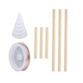 thumbnail image 3 of Dispositivo bobinado antena jardín cobre 6 palos madera verduras Sharpla, 3 of 8