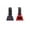 Red Blue Imprint, variant on Bevin Bells Bear & Wildlife Warning Bells w/Straps (2-Pack) / Made from Metallic Copper/Wedding Bells/Sports Cheering/Hiking & Biking/Noise Makers w/Flat Loop Handle/Made in CT, USA