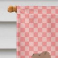 thumbnail image 3 of Carolines Treasures BB7819CHF F1 Hybride Camel Rose Check Canvas House Flag, 3 of 4