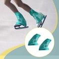 thumbnail image 4 of Calentadores de piernas para patinaje artístico, calcetines elásticos para patinaje sobre hielo y gimnasio. con diamante, 4 of 6