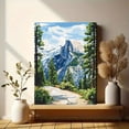 thumbnail image 6 of Yosemite Half Dome Mountain Landscape Canvas Print/Wall Art，Perfect for Living Room，Bedroom，Office，Bathroom，Kitchen Decoration, 6 of 8