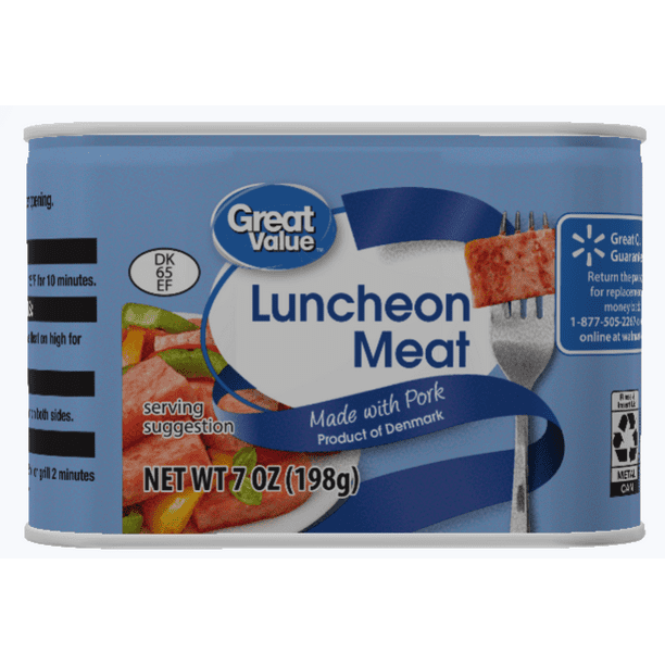 Great Value Luncheon Meat, 7 oz