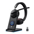 thumbnail image 1 of Auriculares inalámbricos Dytole con micrófono Bluetooth 5.3 65H y batería, 1 of 7