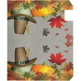 thumbnail image 3 of Thanksgiving Pumpkin with Hat Autumn Fall Leaves Magnetic Mailbox Cover Oversized for Garden Yard Outdoor Decorations-20.8" x 25.5", 3 of 5