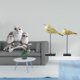 thumbnail image 2 of Figuras Modernas De Búhos Y Pájaros, Esculturas, Adornos De Mesa, Estatuas De Animales, Decoraciones Para Sala De Estar, Oficina, Dormitorio, Escritorio, Entrada, Armario, Mesita De Noche,, 2 of 8
