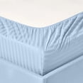 thumbnail image 4 of Regency Club Oxford 600 Thread Count 100% Cotton Solid Sheet Set (Full, Blue), 4 of 4