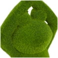 thumbnail image 4 of DecMode 13"W, 15"H Magnesium Oxide Eclectic Garden Sculpture, Green, 1-Piece, 4 of 7