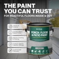thumbnail image 2 of Evolve Porch & Floor Paint, Fast-Drying Wood and Concrete Paint, Light Gray, 1 Gallon, 2 of 9