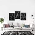 thumbnail image 3 of 3 Pieces Music Wall Decor Art Chalk Stick Figure Canvas Wall Art Music Room Decor Music Art Wall Decor Classroom Posters Music Artwork Guitar Giftss for Home Ready to Hang 12x16x3, 3 of 6