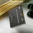 thumbnail image 2 of pitrice Home Computer 2-in-1-out DP Switcher Fast Speed USB Powered Video Adapter Laptop Switch Box Button Operation Desktop PC, 2 of 9