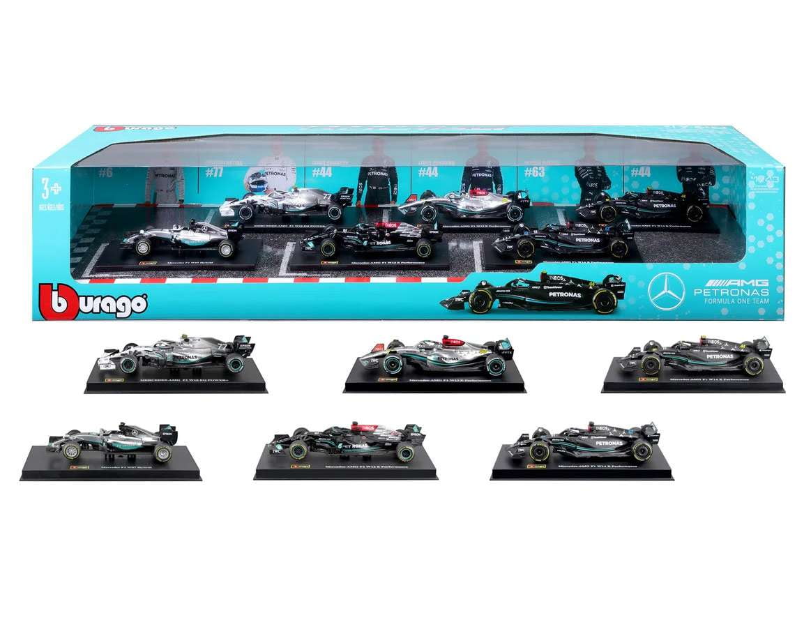 Burango McLaren Formula Racing Die-cast Model 6-Pack