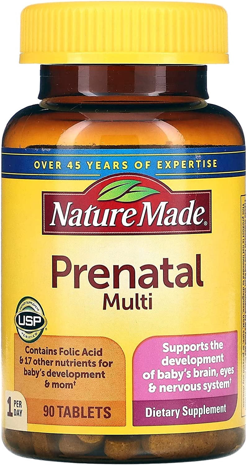 Nature Made - Multi Prenatal Multivitamin, 90 tablets-3 Pack