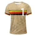 thumbnail image 6 of NinXxx Men's Germany Theme Print Crewneck Short Sleeve Casual Tee Black S, 6 of 6
